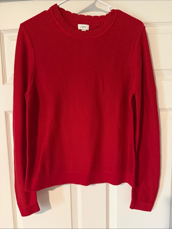 J. Crew Sweaters - J. Crew Red Crewneck Sweater